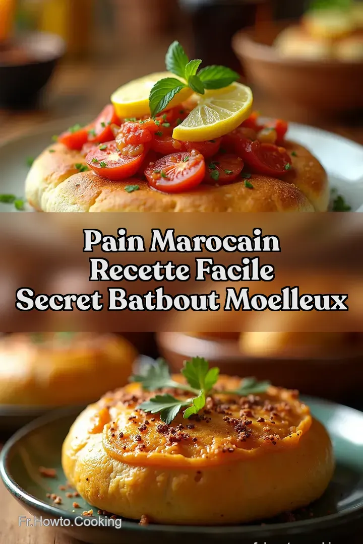 Pain Marocain Recette Facile Secret Batbout Moelleux