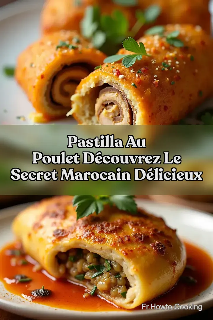 Pastilla au Poulet D&eacute;couvrez Le Secret Marocain D&eacute;licieux