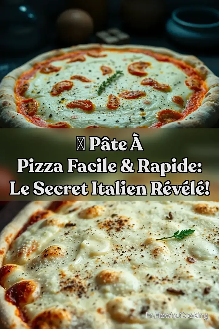 🍕 P&acirc;te &agrave; Pizza Facile & Rapide: Le Secret Italien R&eacute;v&eacute;l&eacute;!
