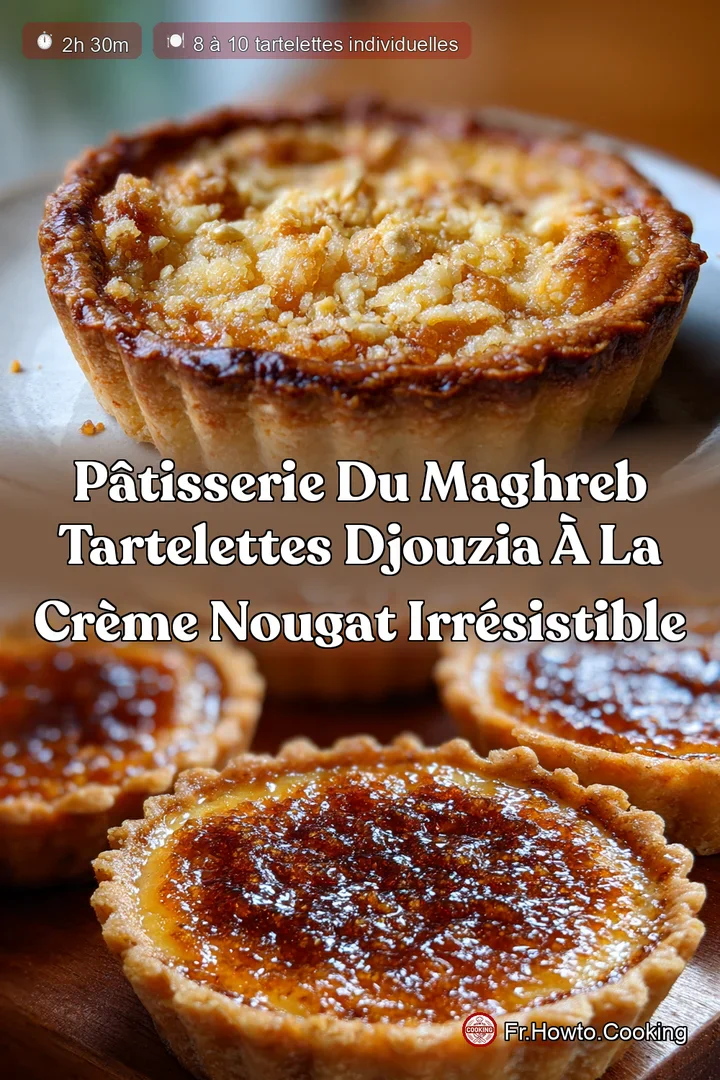 Pâtisserie du Maghreb Tartelettes Djouzia à la Crème Nougat Irrésistible