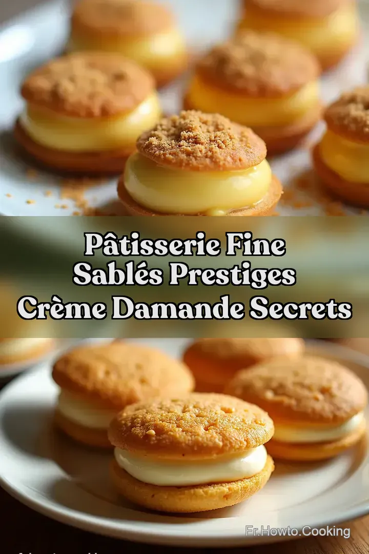 P&acirc;tisserie Fine Sabl&eacute;s Prestiges Cr&egrave;me dAmande Secrets