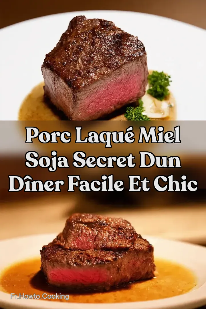 Porc Laqu&eacute; Miel Soja Secret dun D&icirc;ner Facile et Chic