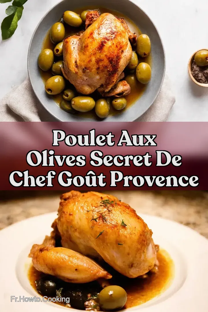 Poulet aux Olives Secret de Chef Go&ucirc;t Provence