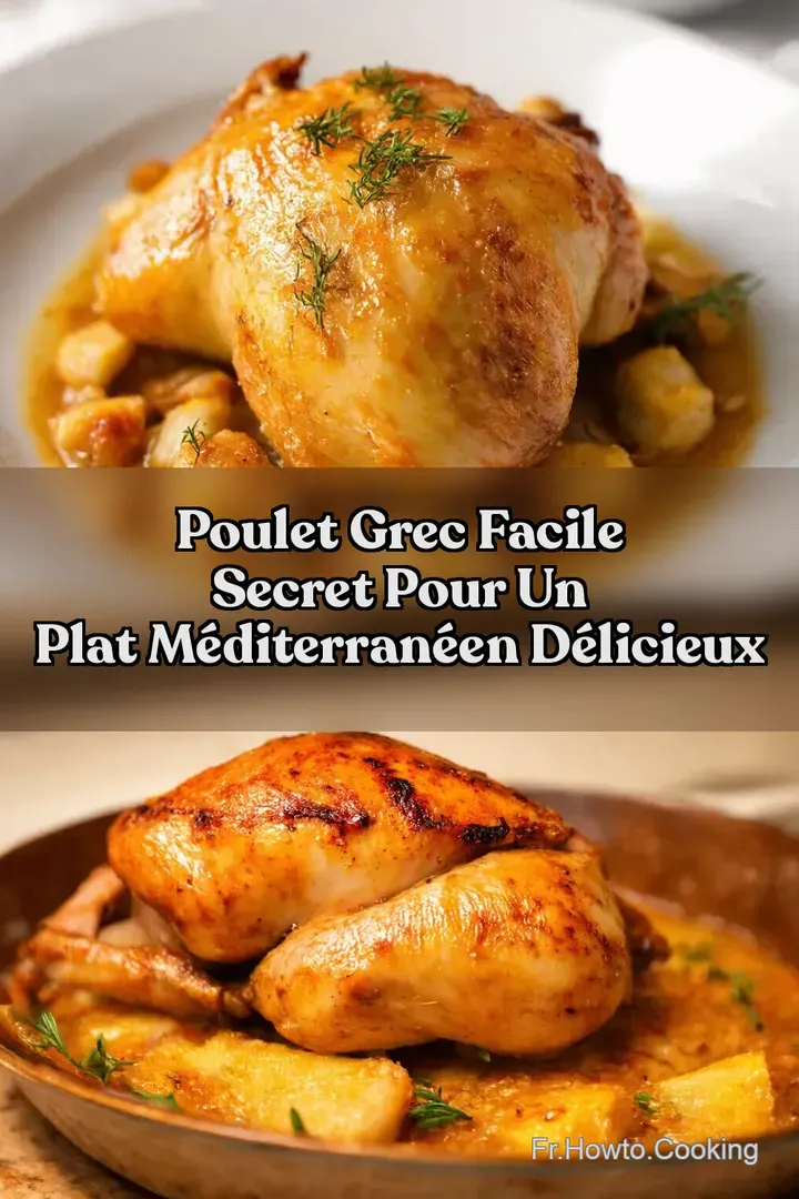Poulet Grec Facile Secret pour un Plat M&eacute;diterran&eacute;en D&eacute;licieux