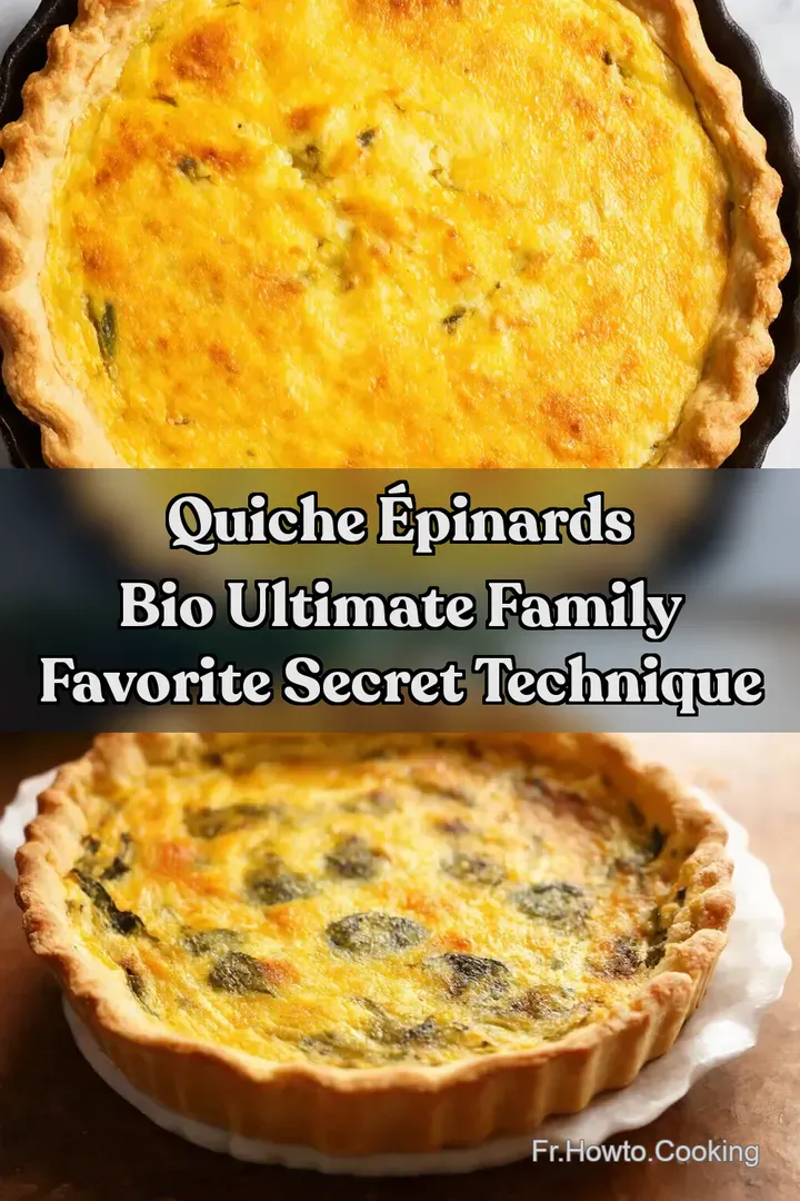 Quiche &Eacute;pinards Bio Ultimate Family Favorite Secret Technique