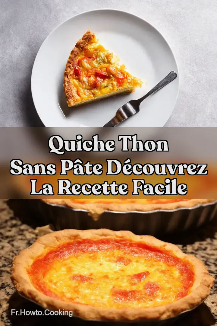 Quiche Thon Sans P&acirc;te D&eacute;couvrez La Recette Facile
