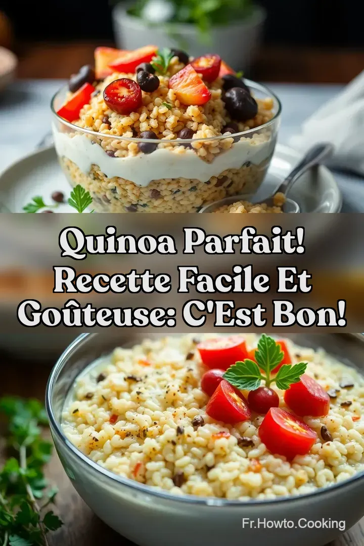 Quinoa Parfait! Recette Facile et Go&ucirc;teuse: C est Bon!