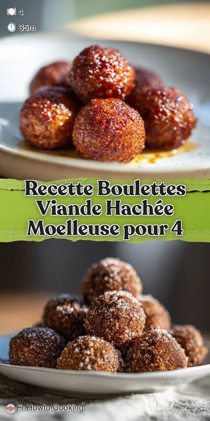 Close-up of tender, juicy meatballs simmered in a thick sauce. Hints of herbs and spices add visual appeal and a warm, sav...