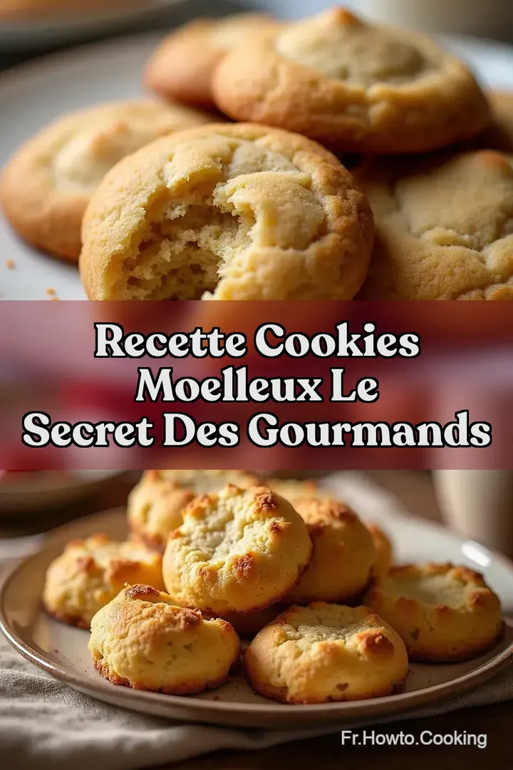 Recette Cookies Moelleux Le Secret des Gourmands