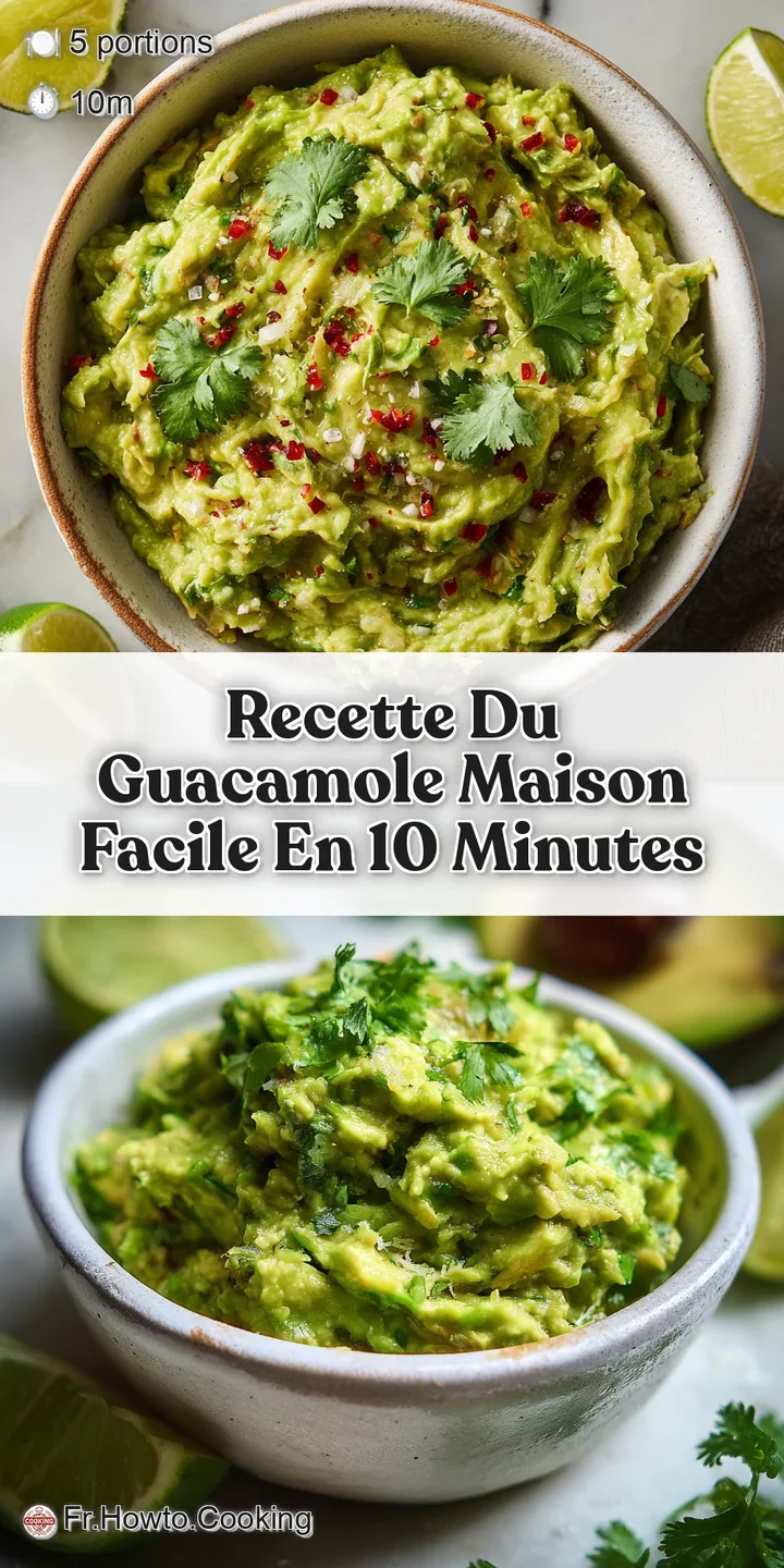 Close-up of vibrant green guacamole, showcasing the textures of avocado, onion, cilantro, and lime, promising fresh flavor.