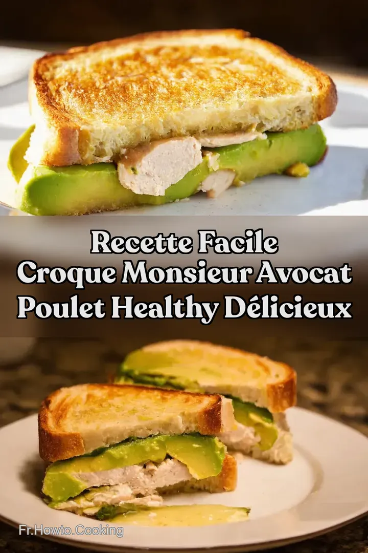 Recette Facile Croque Monsieur Avocat Poulet Healthy D&eacute;licieux