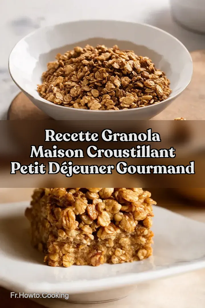 Recette Granola Maison Croustillant Petit D&eacute;jeuner Gourmand
