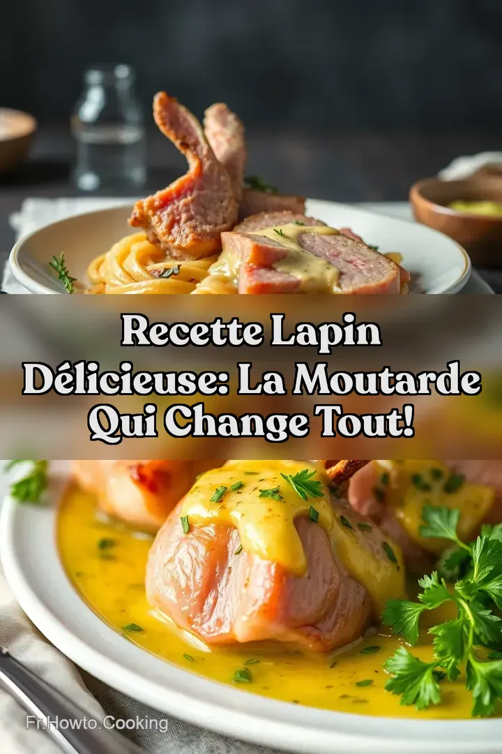Recette Lapin D&eacute;licieuse: La Moutarde qui Change Tout!