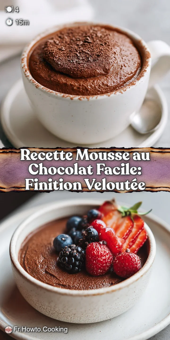 A spoonful of airy chocolate mousse being lifted, showing a light, bubbly texture. Dark, decadent and tempting close-up of...