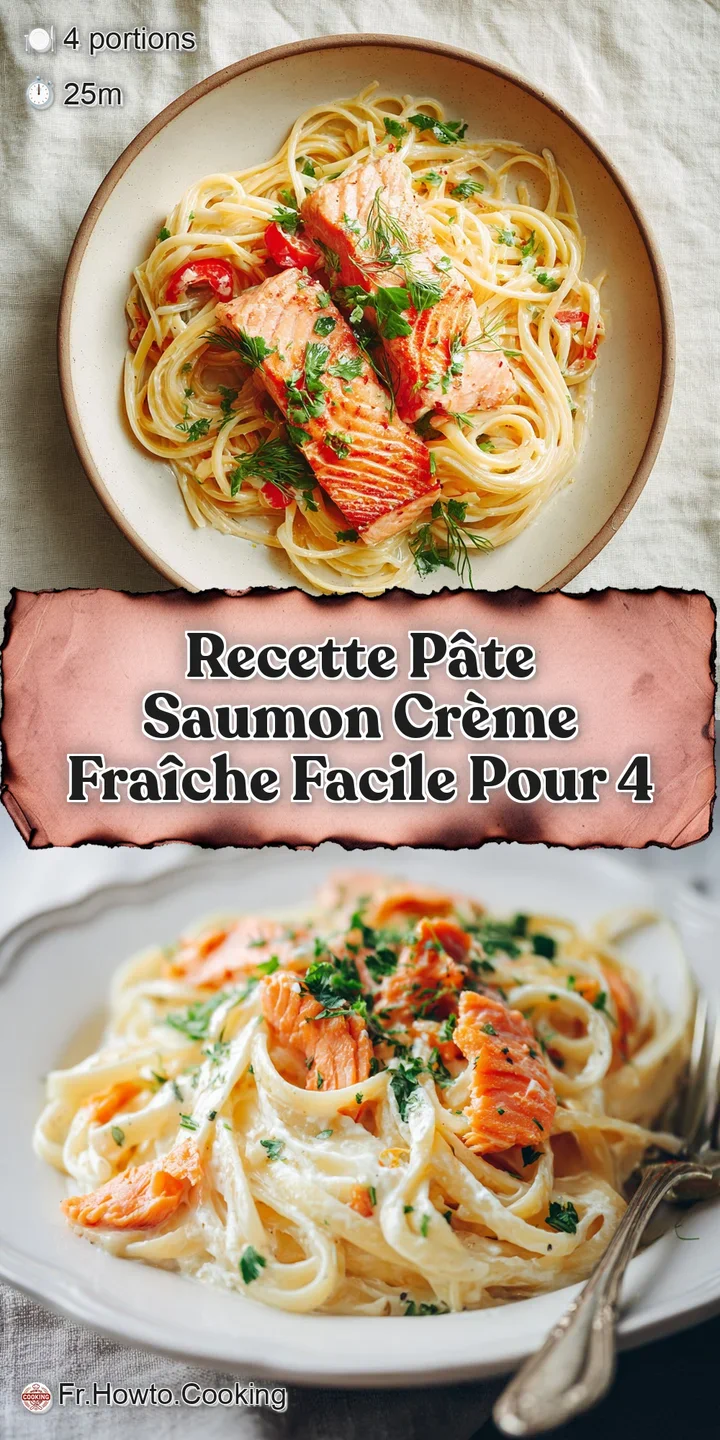 Close-up of salmon pasta; tender fish and glistening cream sauce. Soft focus highlights the appetizing texture of perfectl...