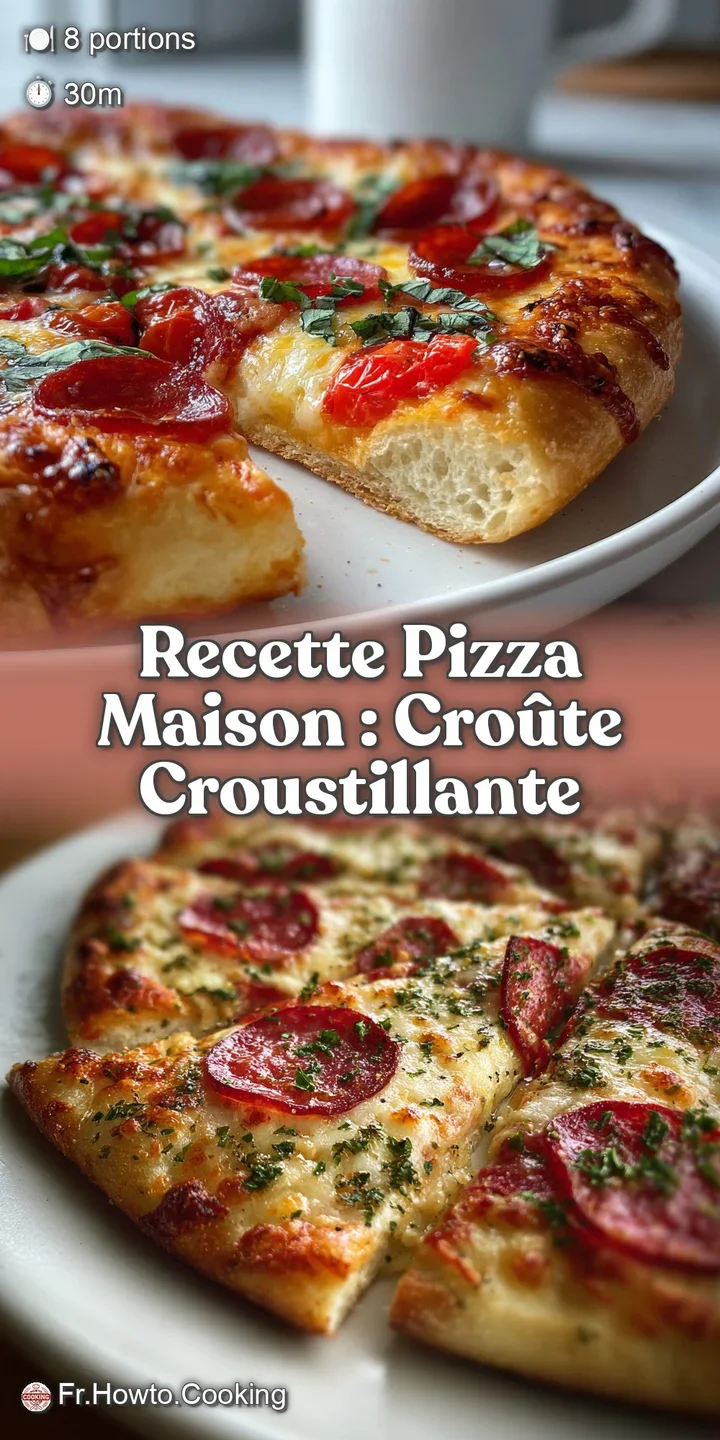 Close-up of a slice of homemade pizza, revealing stretchy mozzarella, a glossy tomato base, and blistered crust with brown...