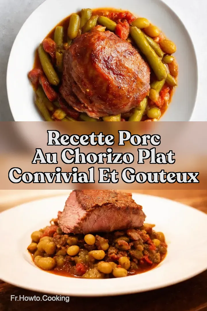 Recette Porc au Chorizo Plat Convivial et Gouteux