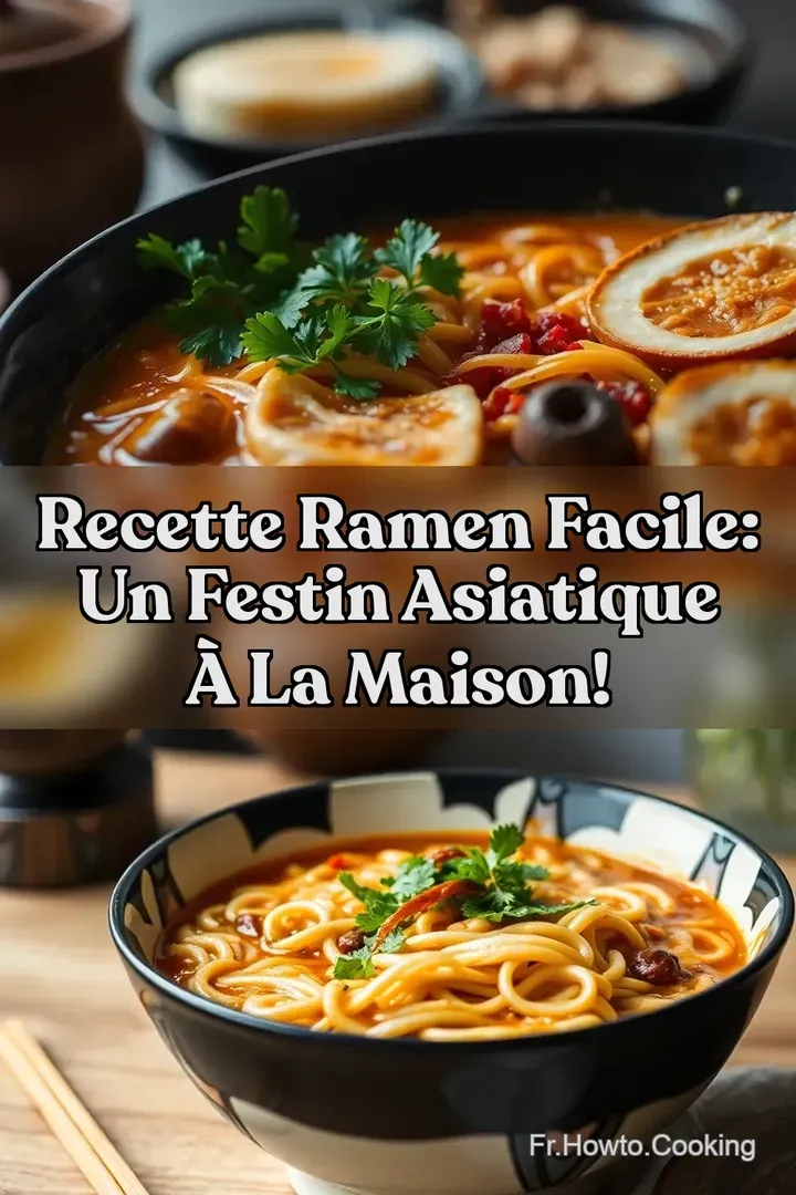 Recette Ramen Facile: Un Festin Asiatique &agrave; la Maison!