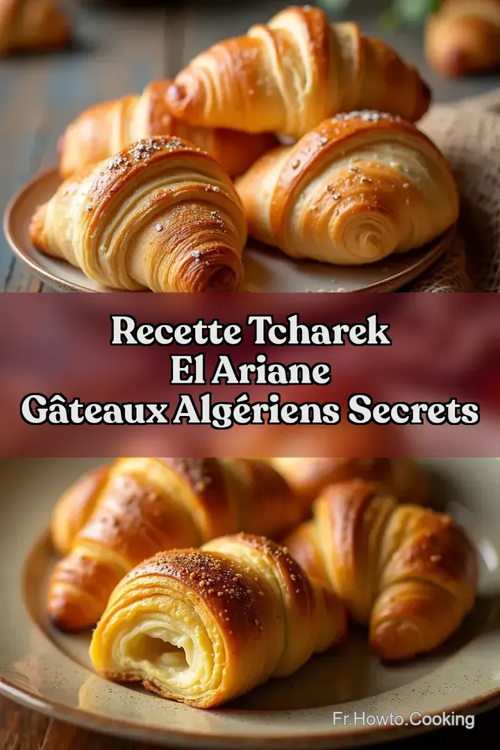 Recette Tcharek El Ariane G&acirc;teaux Alg&eacute;riens Secrets