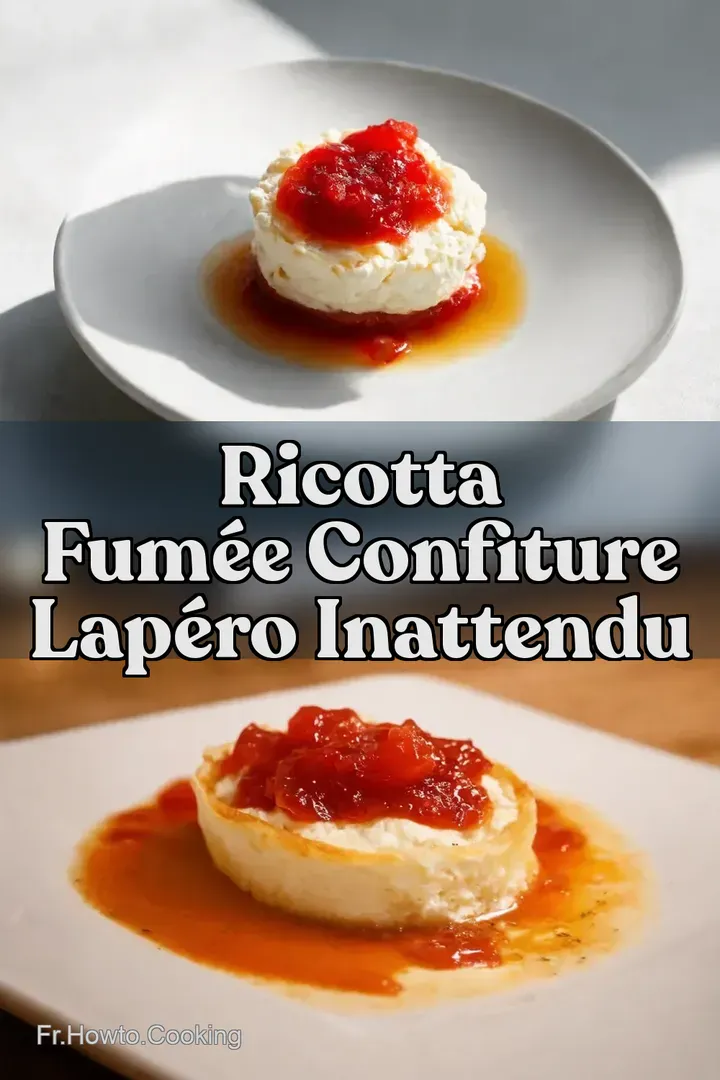 Ricotta Fum&eacute;e Confiture LAp&eacute;ro INATTENDU