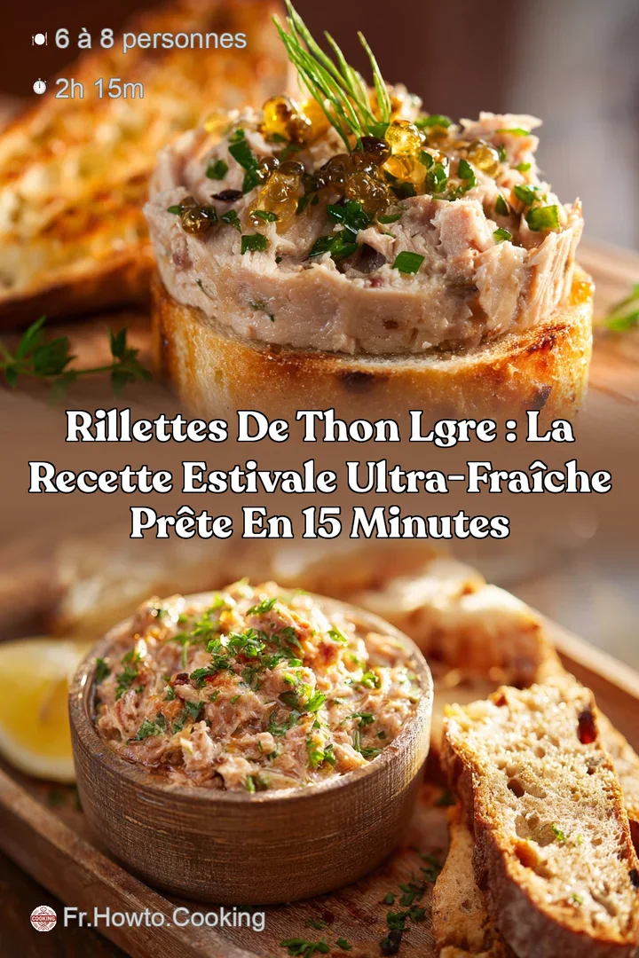 Rillettes de Thon Lgre : La recette estivale ultra-fra&icirc;che pr&ecirc;te en 15 minutes