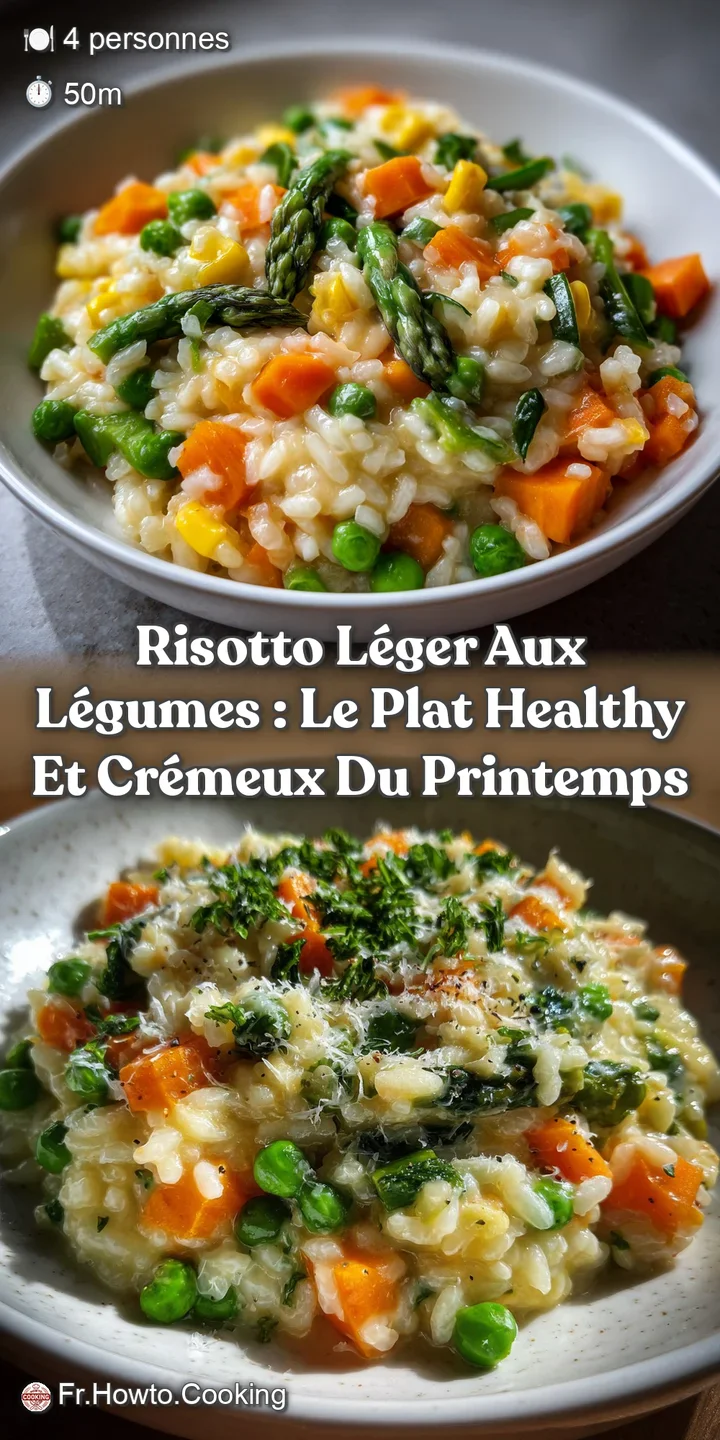 Risotto L&eacute;ger aux L&eacute;gumes : Le Plat Healthy et Cr&eacute;meux du Printemps