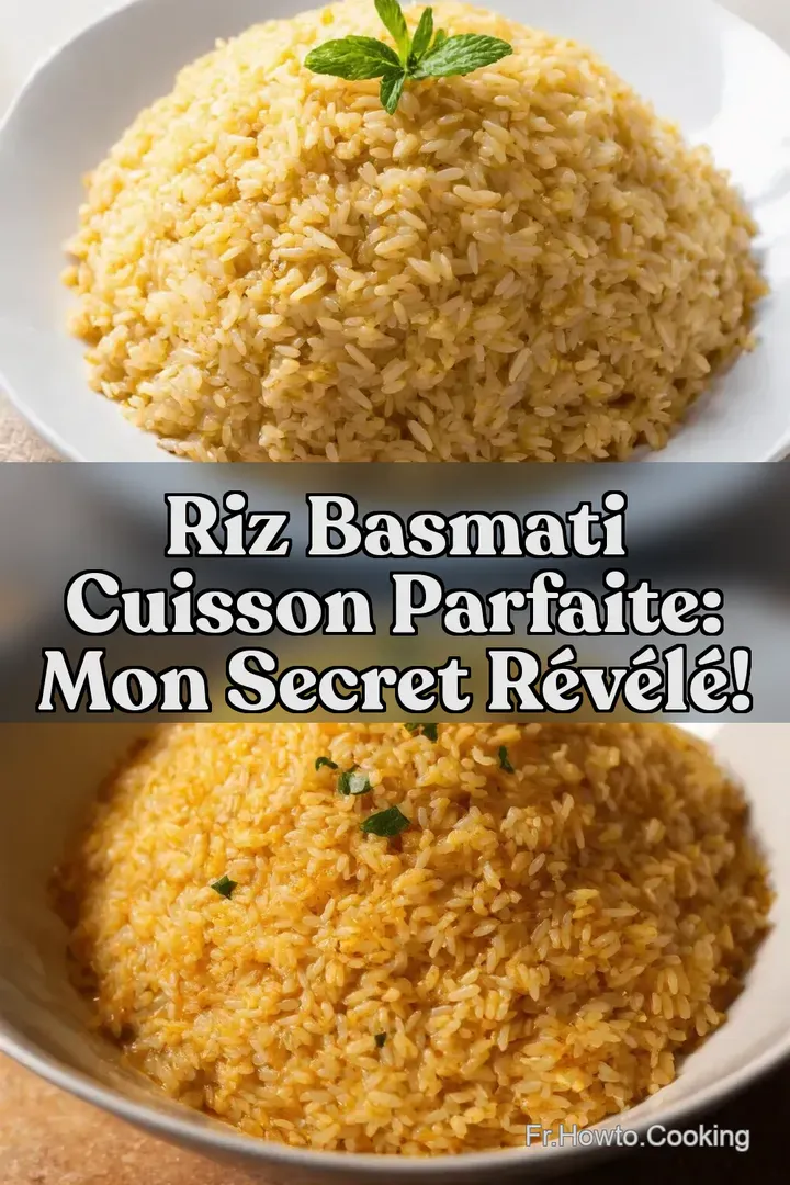 Riz Basmati Cuisson Parfaite: Mon Secret R&eacute;v&eacute;l&eacute;!