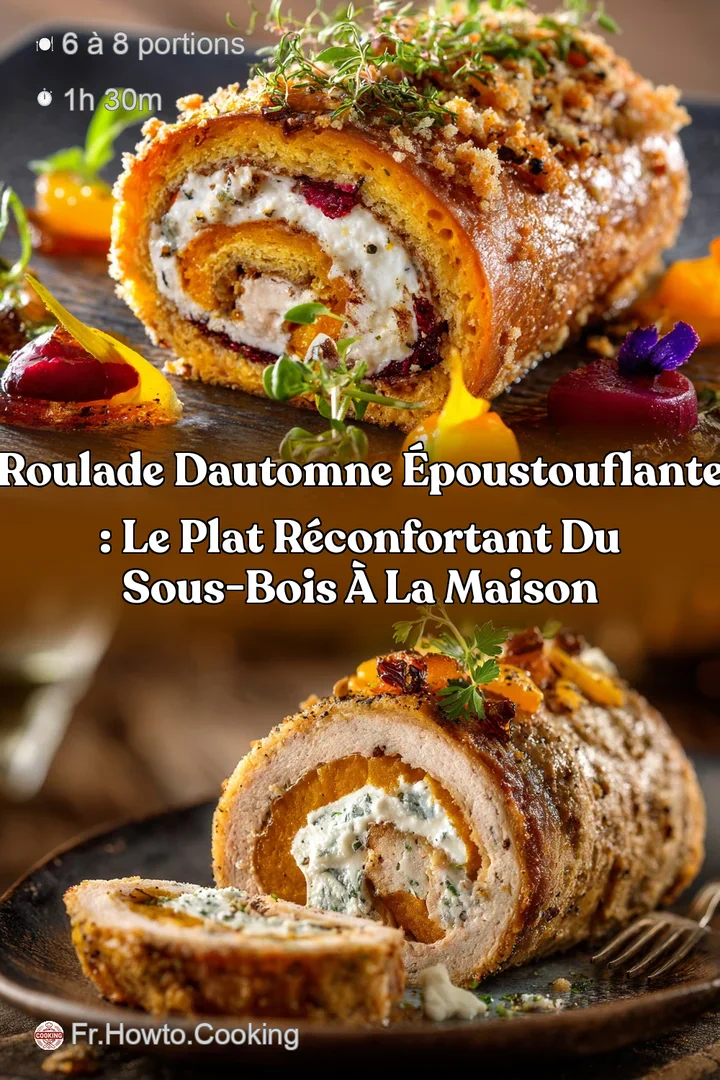 Roulade dautomne &Eacute;poustouflante : Le plat r&eacute;confortant du sous-bois &agrave; la maison