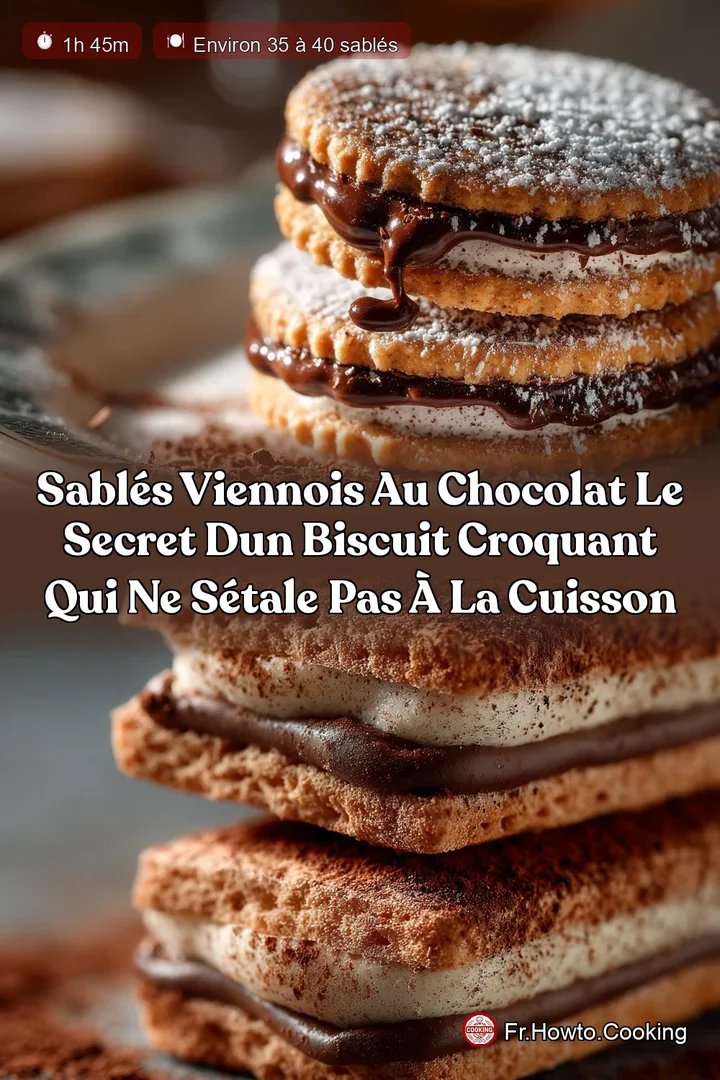 Sablés Viennois au Chocolat Le secret dun biscuit croquant qui ne sétale pas à la cuisson