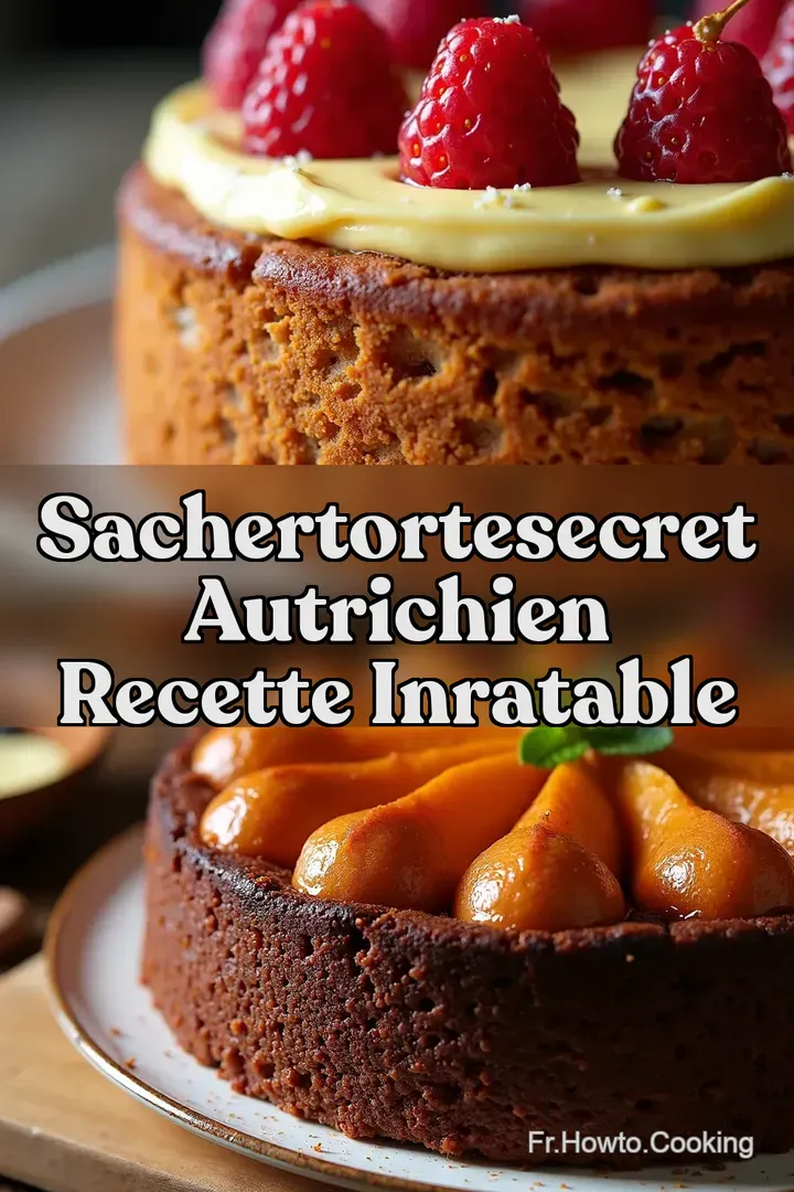 SachertorteSecret Autrichien Recette Inratable