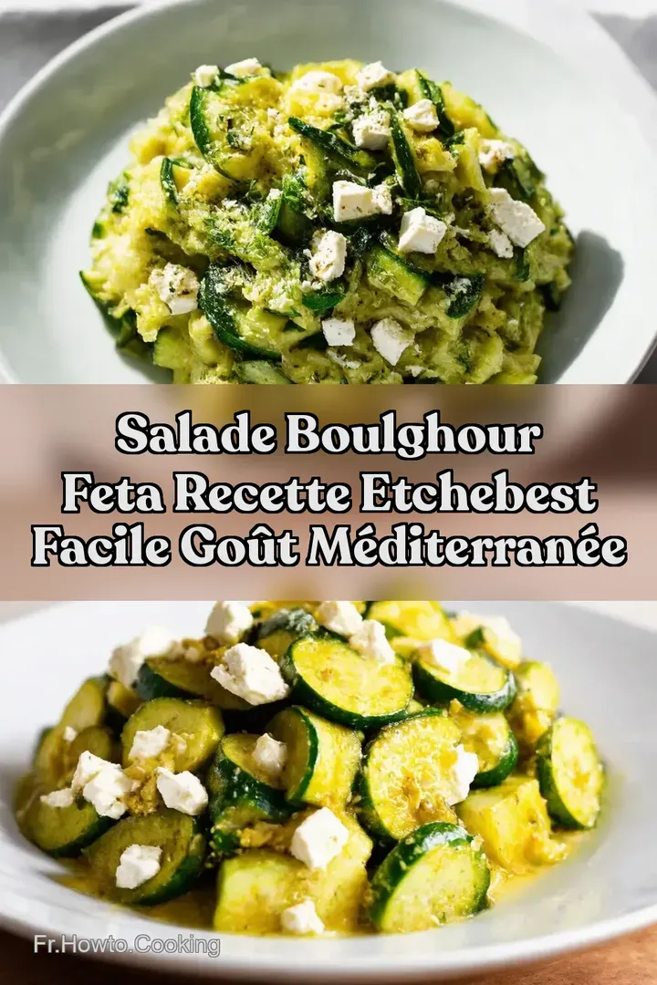 Salade Boulghour Feta Recette Etchebest Facile Go&ucirc;t M&eacute;diterran&eacute;e