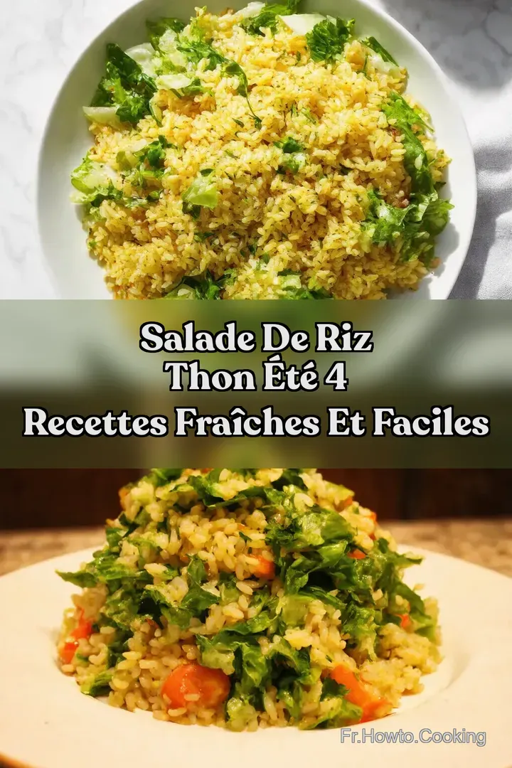 Salade de Riz Thon &Eacute;t&eacute; 4 Recettes Fra&icirc;ches et Faciles