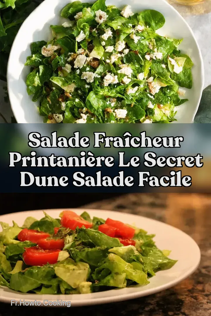 Salade Fra&icirc;cheur Printani&egrave;re Le Secret dune Salade Facile