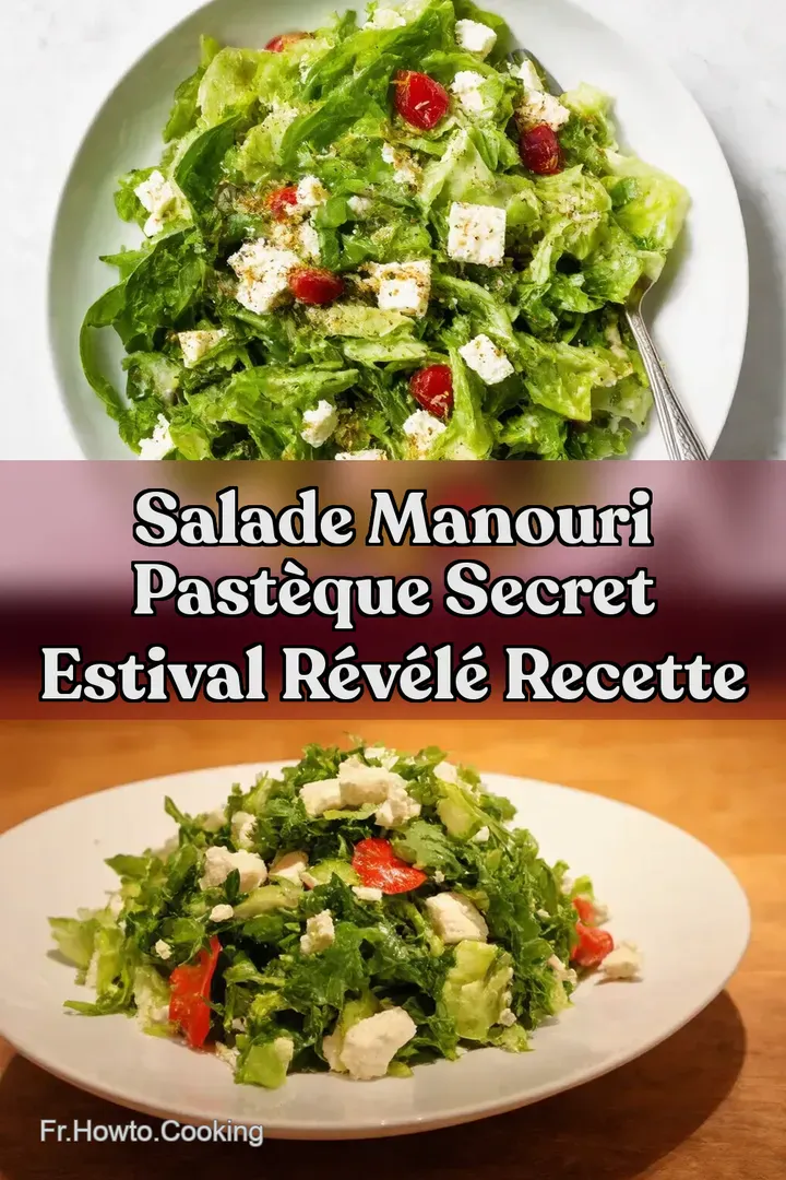 Salade Manouri Past&egrave;que Secret Estival R&eacute;v&eacute;l&eacute; Recette