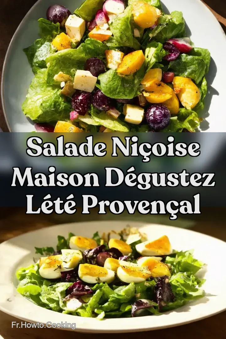 Salade Ni&ccedil;oise Maison D&eacute;gustez l&Eacute;t&eacute; Proven&ccedil;al