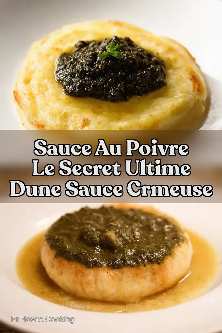Sauce Au Poivre Le Secret Ultime dune Sauce Crmeuse
