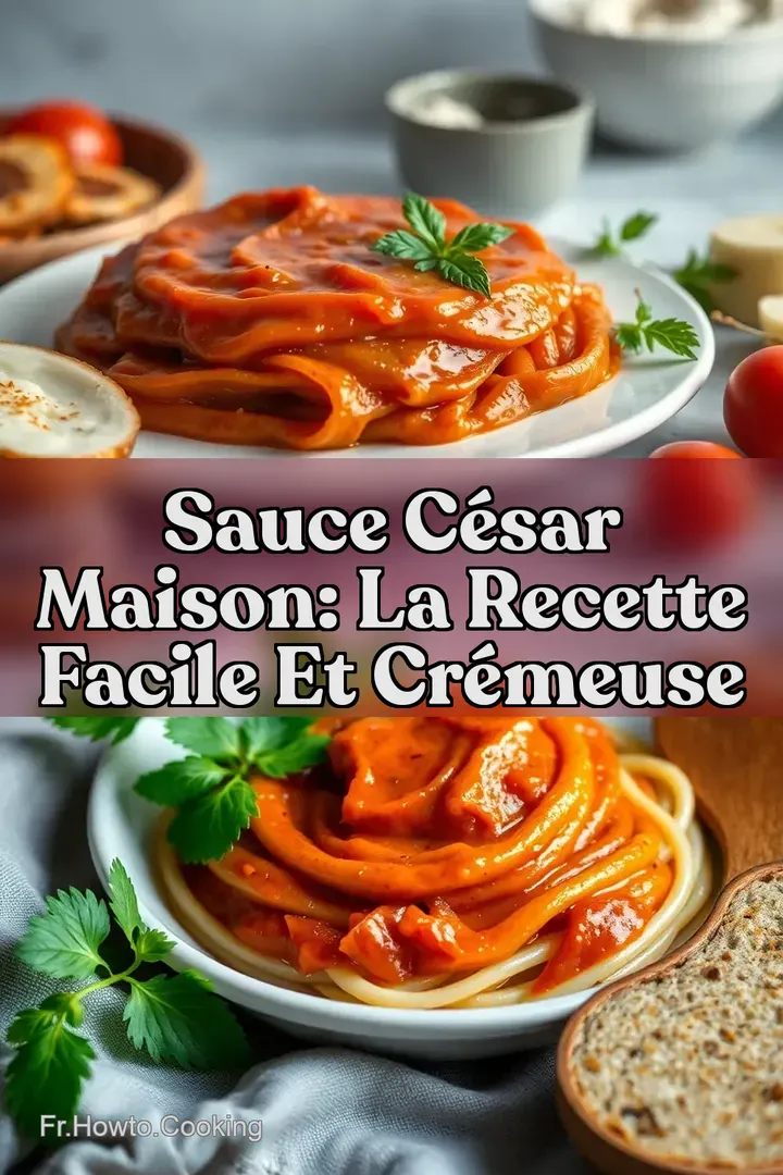 Sauce C&eacute;sar Maison: La Recette Facile et Cr&eacute;meuse