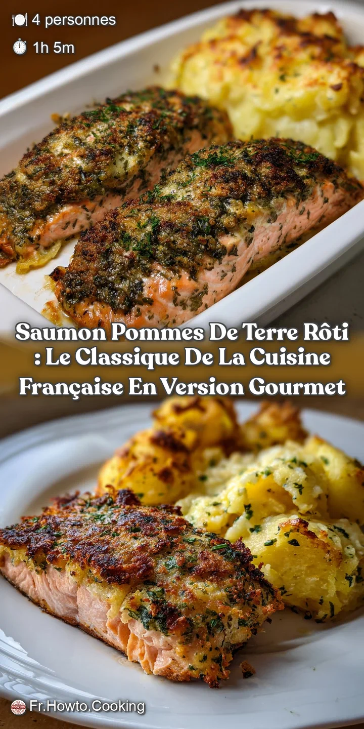 Saumon Pommes de Terre R&ocirc;ti : Le Classique de la Cuisine Fran&ccedil;aise en Version Gourmet