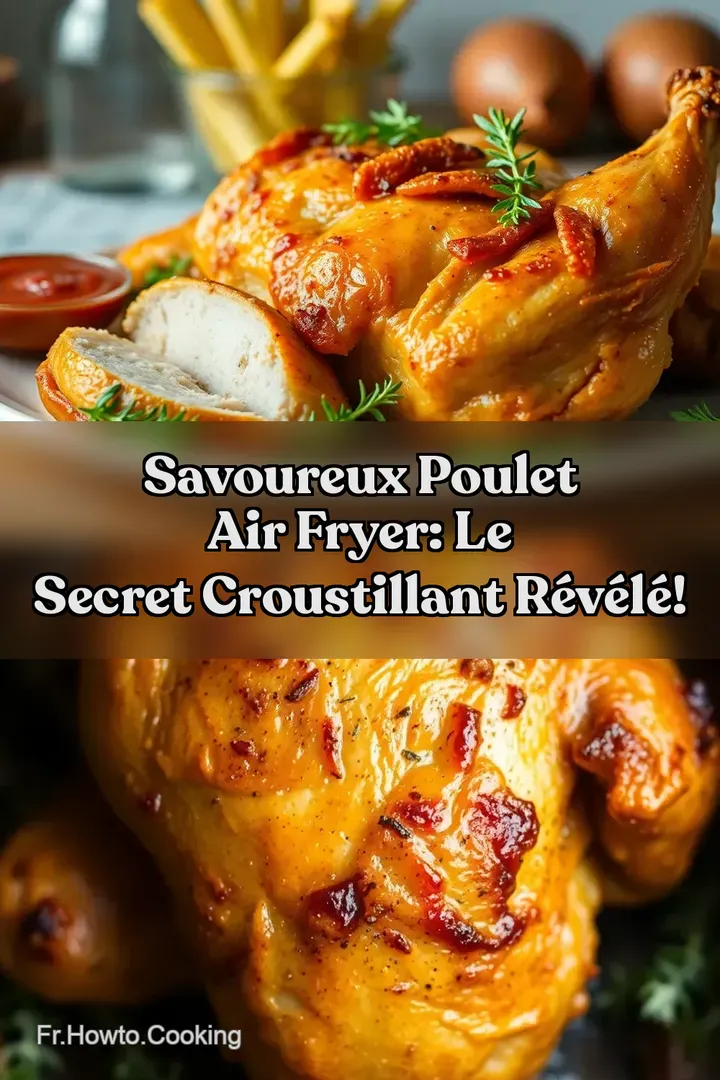 Savoureux Poulet Air Fryer: Le Secret Croustillant R&eacute;v&eacute;l&eacute;!