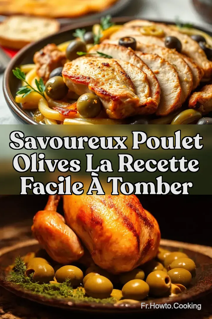 Savoureux Poulet Olives La Recette Facile &agrave; Tomber