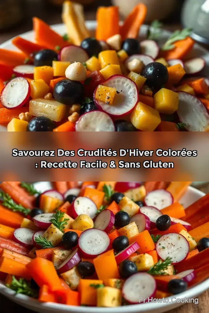 Savourez des Crudit&eacute;s d Hiver Color&eacute;es : Recette Facile & Sans Gluten