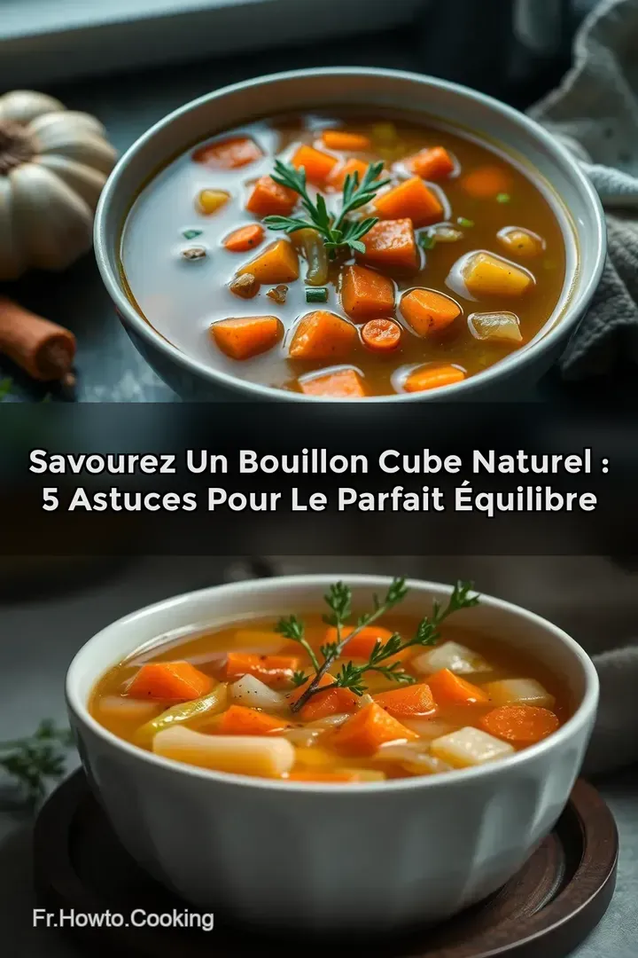 Savourez un Bouillon Cube Naturel : 5 Astuces Pour le Parfait &Eacute;quilibre