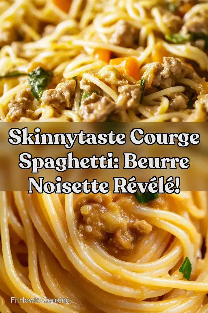 Skinnytaste Courge Spaghetti: Beurre Noisette R&eacute;v&eacute;l&eacute;!