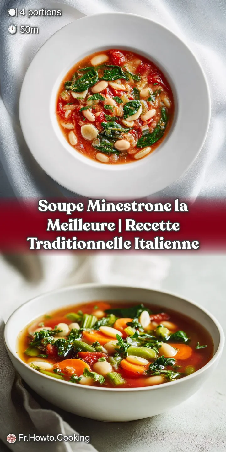 Close-up of tender pasta and colorful vegetables swimming in a savory, steaming broth.