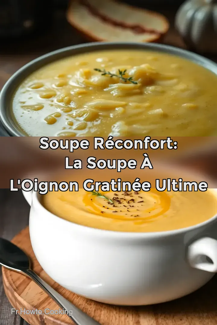 Soupe R&eacute;confort: La Soupe &agrave; l Oignon Gratin&eacute;e Ultime
