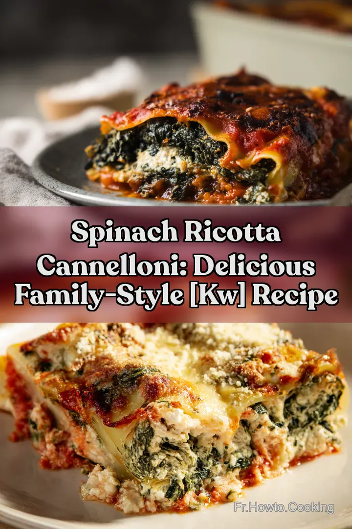 Spinach Ricotta Cannelloni: Delicious Family-Style [kw] Recipe