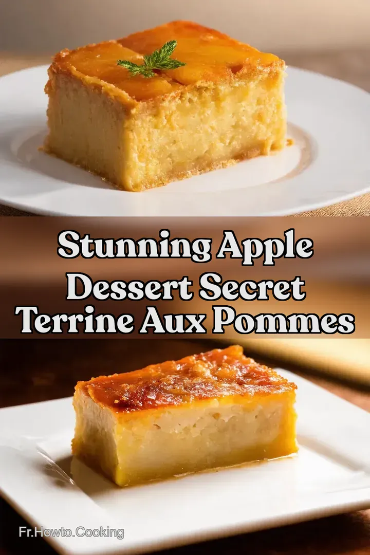 Stunning Apple Dessert Secret Terrine aux Pommes