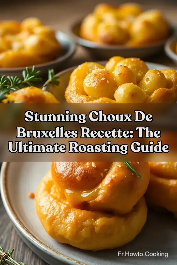 Stunning Choux de Bruxelles Recette: The Ultimate Roasting Guide