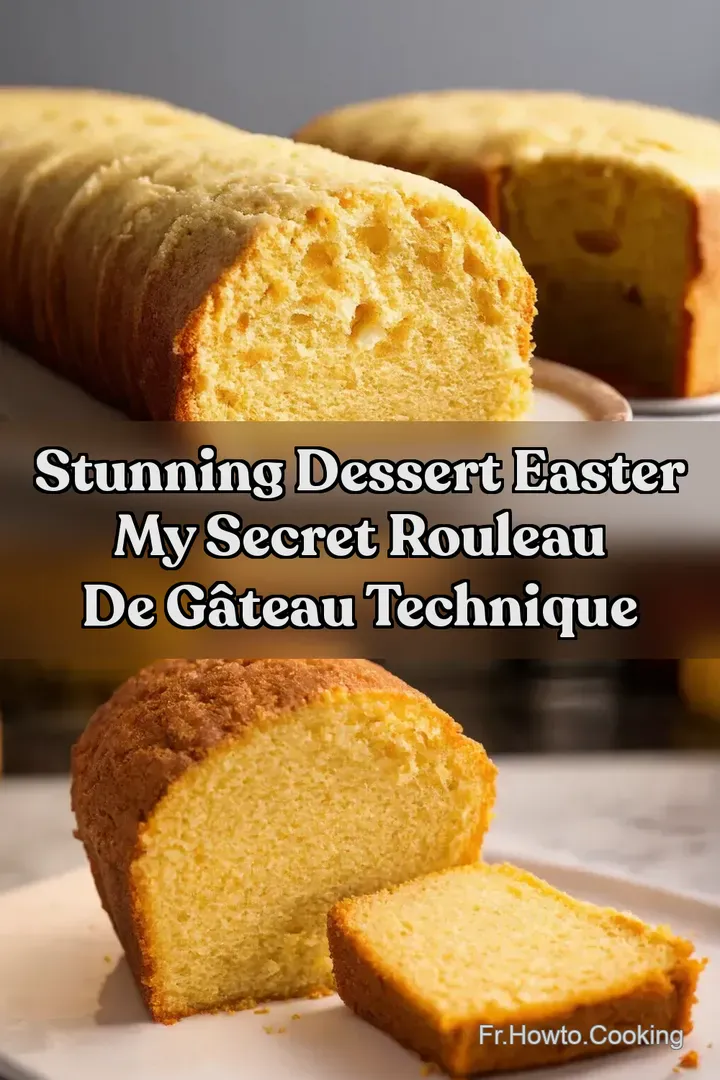 Stunning Dessert Easter My Secret Rouleau de G&acirc;teau Technique