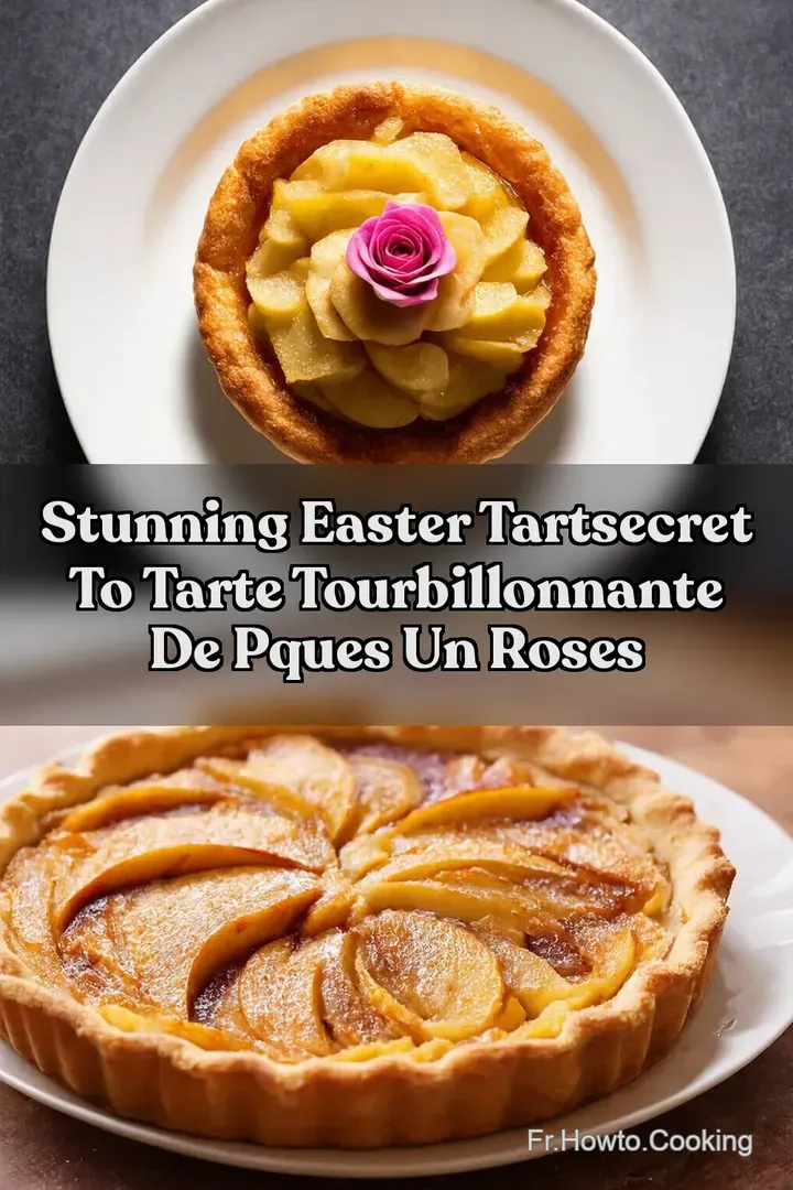 Stunning Easter TartSecret to Tarte Tourbillonnante de Pques Un Roses